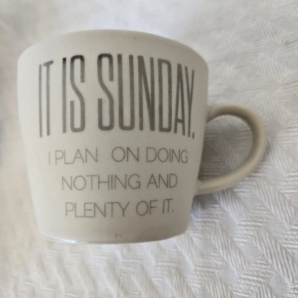IT IS SUNDAY... Ceramic Mug - Picture 2 of 5